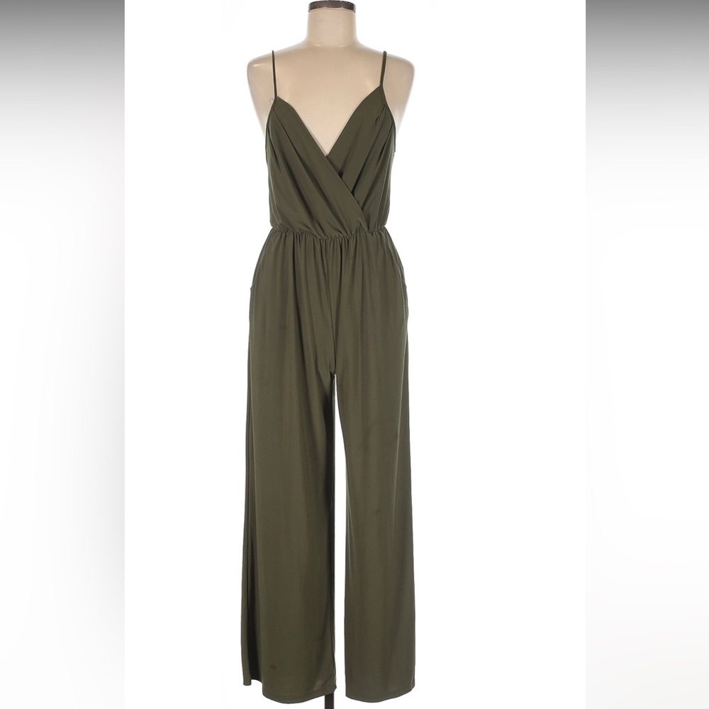 Kaileigh Olive Green Jumpsuit